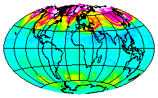 Ozone Field of 05 February 2004