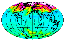 Ozone Field of 08 February 2004