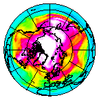 Ozone Field of 08 February 2004