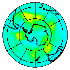 Ozone Field of 08 February 2004