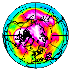Ozone Field of 14 February 2004