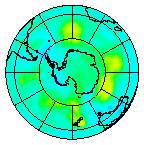 Ozone Field of 14 February 2004