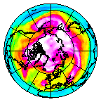 Ozone Field of 21 February 2004