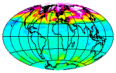 Ozone Field of 22 February 2004