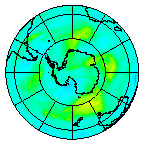 Ozone Field of 22 February 2004