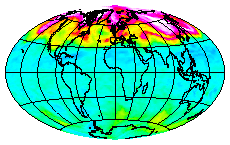 Ozone Field of 24 February 2004
