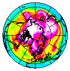 Ozone Field of 24 February 2004