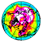 Ozone Field of 27 February 2004