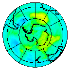 Ozone Field of 29 February 2004