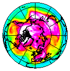 Ozone Field of 01 March 2004