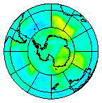 Ozone Field of 01 March 2004