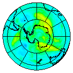 Ozone Field of 03 March 2004