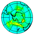 Ozone Field of 09 March 2004