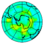 Ozone Field of 16 March 2004