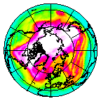 Ozone Field of 17 March 2004