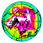 Ozone Field of 22 March 2004