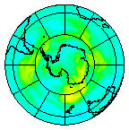 Ozone Field of 22 March 2004