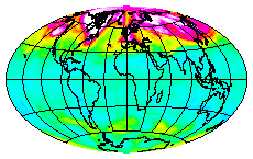 Ozone Field of 24 March 2004