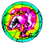 Ozone Field of 24 March 2004