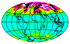 Ozone Field of 25 March 2004