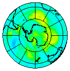 Ozone Field of 28 March 2004