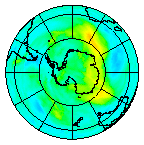 Ozone Field of 30 March 2004