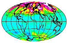 Ozone Field of 01 April 2004