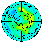 Ozone Field of 01 April 2004