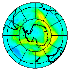 Ozone Field of 03 April 2004