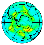 Ozone Field of 08 April 2004