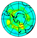 Ozone Field of 09 April 2004