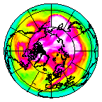 Ozone Field of 11 April 2004
