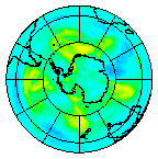 Ozone Field of 11 April 2004