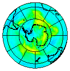 Ozone Field of 14 April 2004