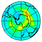 Ozone Field of 16 April 2004