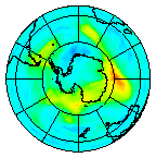 Ozone Field of 18 April 2004