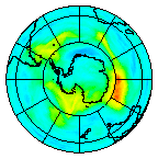 Ozone Field of 19 April 2004