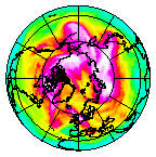 Ozone Field of 20 April 2004