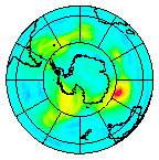 Ozone Field of 20 April 2004
