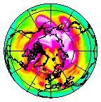 Ozone Field of 21 April 2004