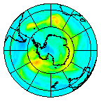 Ozone Field of 24 April 2004