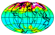 Ozone Field of 25 April 2004
