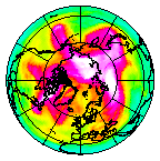 Ozone Field of 25 April 2004