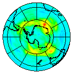Ozone Field of 29 April 2004