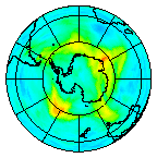 Ozone Field of 30 April 2004