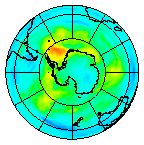 Ozone Field of 13 May 2004