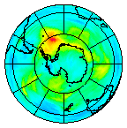 Ozone Field of 14 May 2004