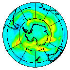 Ozone Field of 22 May 2004
