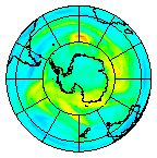 Ozone Field of 23 May 2004