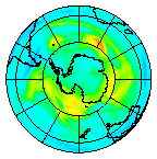 Ozone Field of 24 May 2004